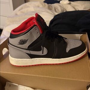 Jordan Kids Sneakers Black Gray Red